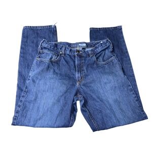 Carhartt Mens Relaxed Fit Straight Leg Blue Denim Jeans 34x32 Medium Wash